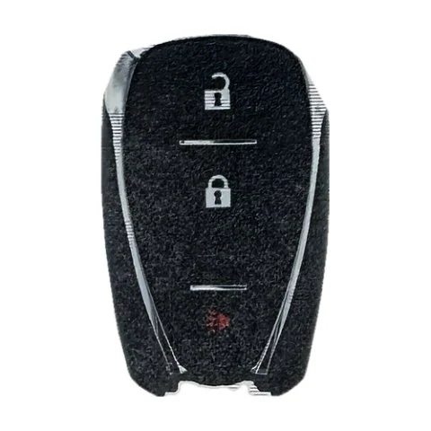 Chevrolet three-button smart key fob with chrome trim
