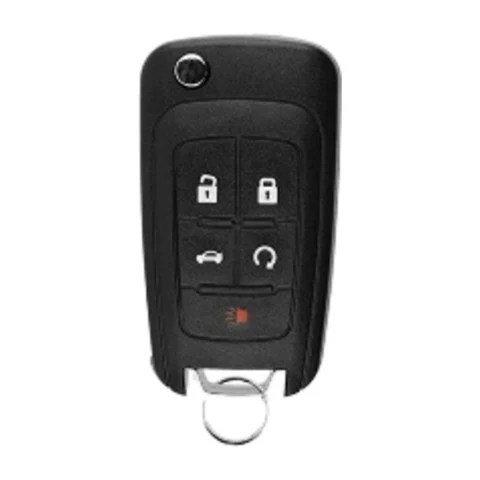Chevrolet five-button remote head flip key with remote start