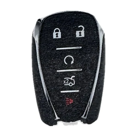 Chevrolet five-button smart key fob with remote start and trunk release