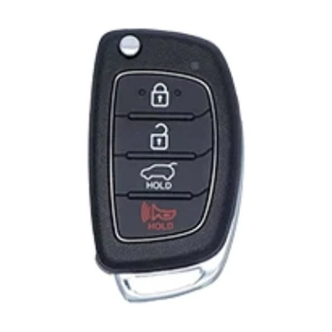 Hyundai four-button remote head flip key with hatch release